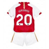 Camiseta Arsenal Jorginho Frello #20 Primera Equipación para niños 2023-24 manga corta (+ pantalones cortos)